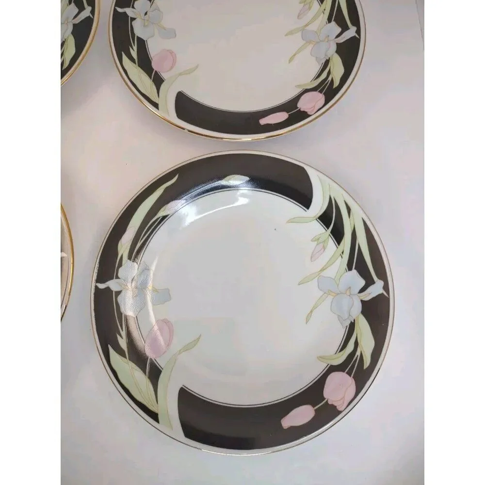 Set of 4 Fairfield Vanessa Fine China 7-3/8